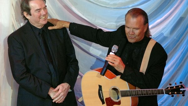 Dream team: Jimmy Webb and Glen Campbell pictured in 2006