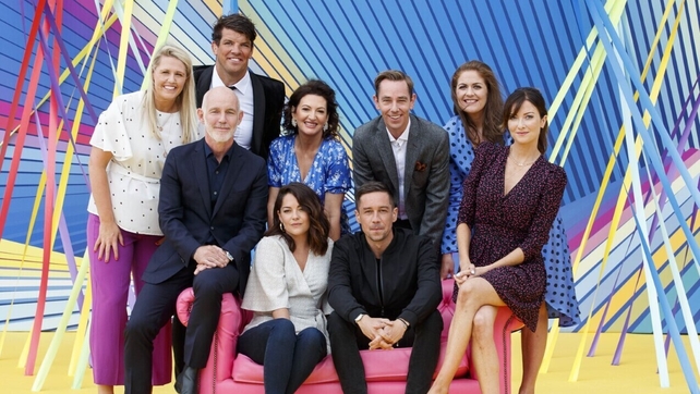 Jacqui Hurley, Donncha O'Callaghan, Maura Derrane, Ryan Tubridy, Fiona Coughlan, Ray D'Arcy, Sarah Greene, Killian Scott and Jennifer Zamparelli