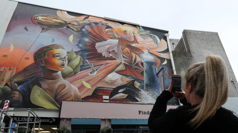 The fifth annual Waterford Walls International Street Art Festival is under way