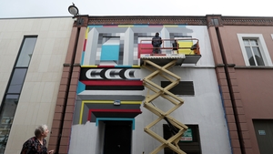 Street artists have transformed the city into Ireland's largest outdoor gallery of public art - Romanian artist, Lost Optics