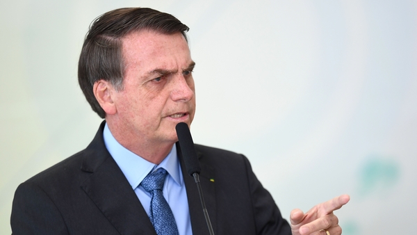 Mr Bolsonaro said earlier that sending in the army was the "expectation"