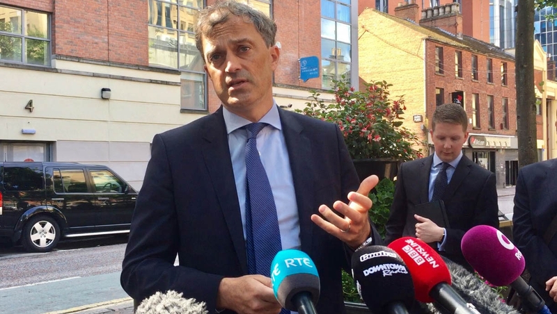 Julian Smith was due to meet with the Tánaiste Simon Coveney