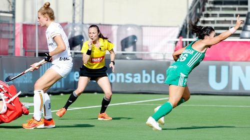Anna O'Flanagan celebrates the winning goal