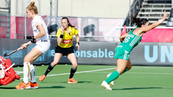 Anna O'Flanagan celebrates the winning goal
