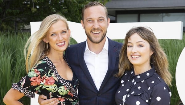 First Dates Ireland's Alice Marr, Mateo Saina and Libby Russell. Picture: Kinlan Photography.