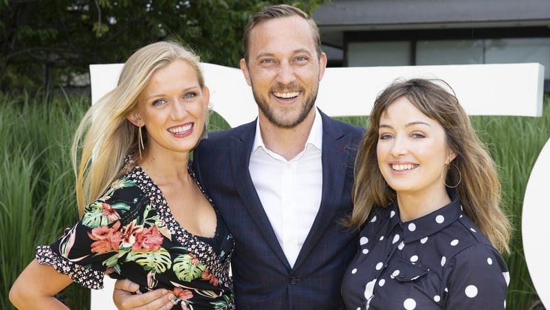 First Dates Ireland's Alice Marr, Mateo Saina and Libby Russell. Picture: Kinlan Photography.