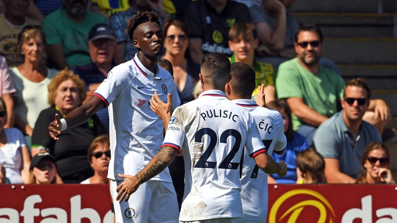 Chelsea's Tammy Abraham celebrates