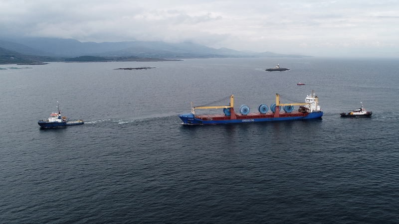 Atlantic Towage responded to a call last Friday about the "Onego Rio" cargo ship that broke down in the mid-Atlantic ocean (Niall Duffy/West Cork Photo)