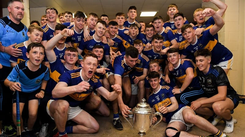Tipperary players celebrate their victory