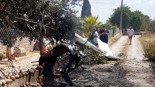 It was not known what caused the collision between the aircraft