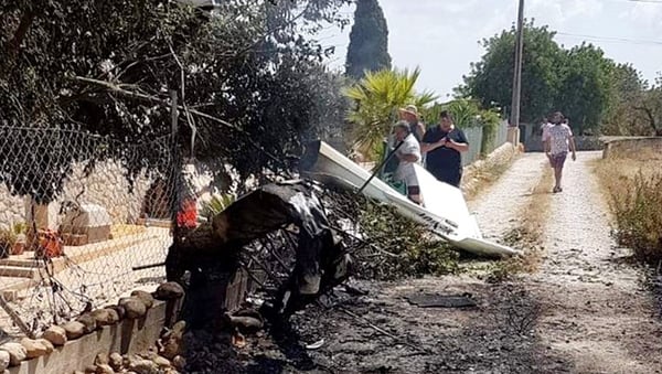 It was not known what caused the collision between the aircraft