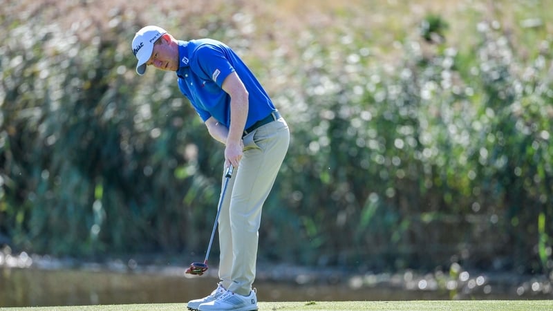 Gavin Moynihan in action on the final day