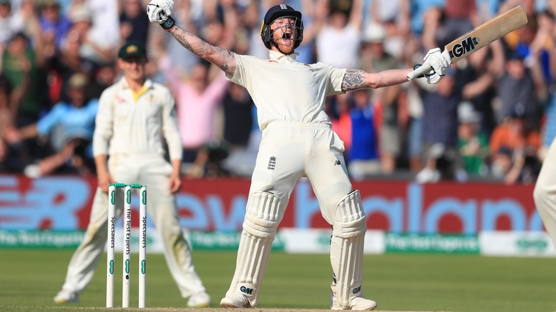 England's Ben Stokes celebrates