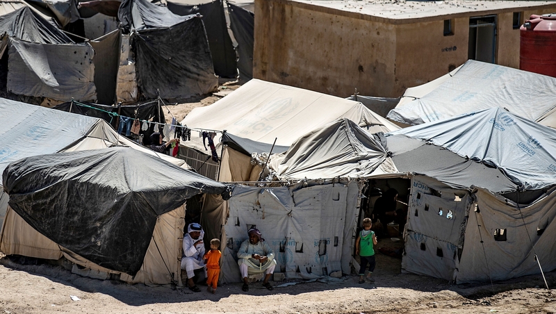 The children are now in the crammed Kurdish-run Al-Hol camp in northeastern Syria