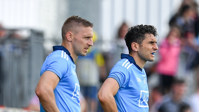 Eoghan O'Gara (L) with Bernard Brogan