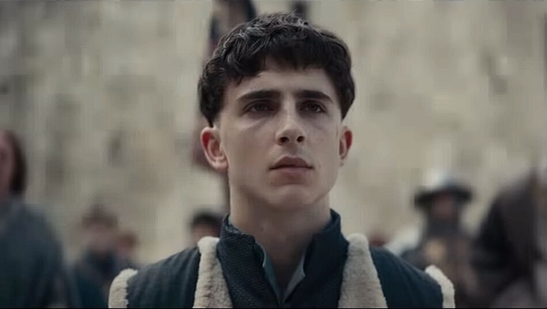Timothée Chalamet in The King