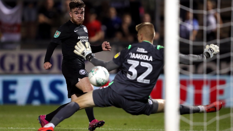Aaron Connolly scores for Brighton