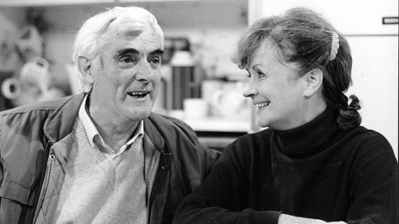 Tom Jordan as Charlie with his on-screen wife Mags, played by Joan Brosnan