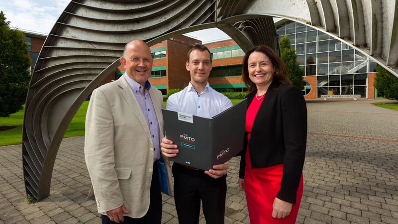 Pat Macken, Chair, PMTC, Darren Whitaker, Perceptive Engineering Limited and Sarah Hayes, Director, PMTC