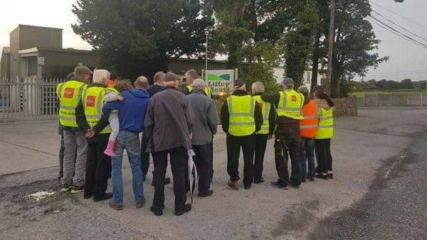 Protests had been taking place at a number of plants around the country