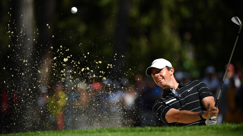 McIlroy is just one shot behind Gavin Green at the summit of the leaderboard