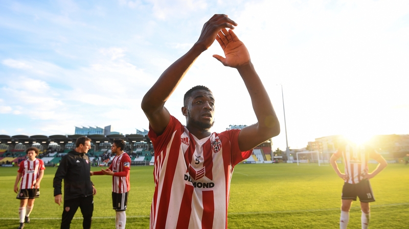 Junior Ogedi-Uzokwe bagged a brace at the Brandywell