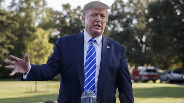US President Donald Trump was to hold peace talks today with the Taliban and also the Afghan president
