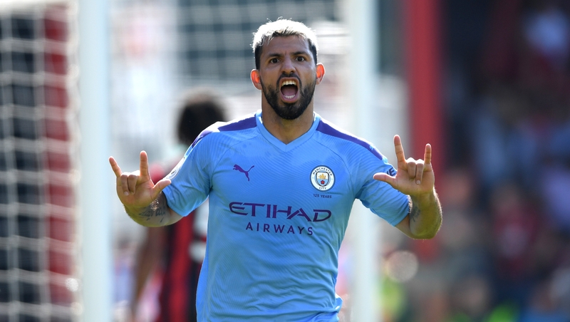 Sergio Aguero has not required any medical treatment and should be okay for Saturday's trip to Crystal Palace.