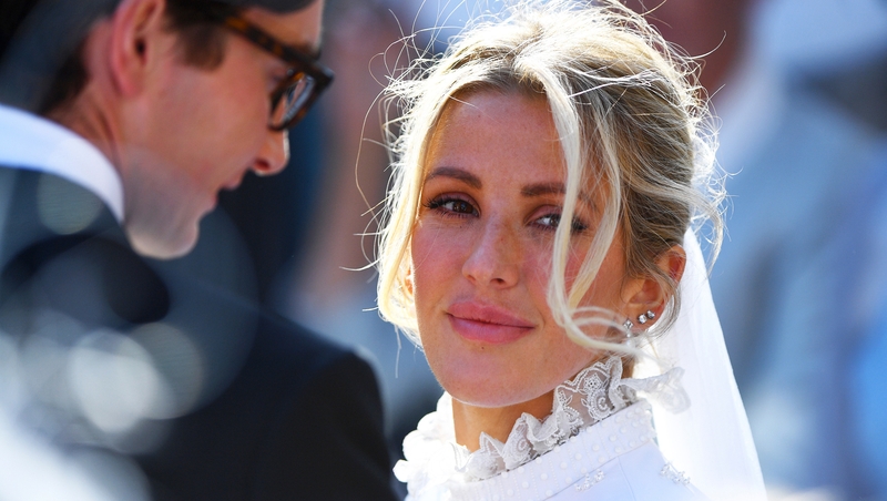 Ellie Goulding and Caspar Jopling All wedding photos: Press Association