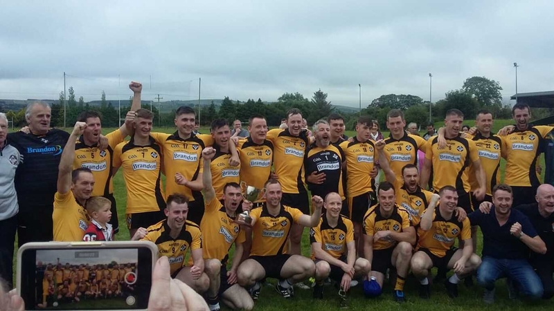 Asdee celebrate their North Kerry Division 2 title