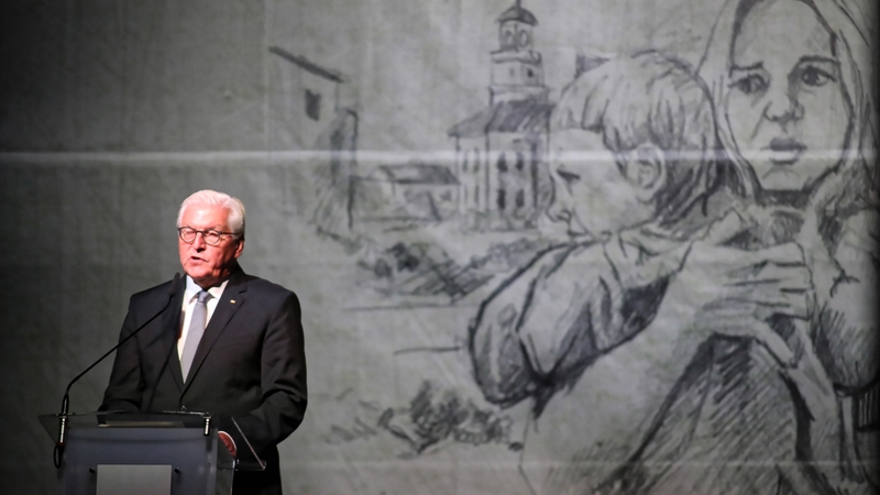 Frank-Walter Steinmeier said Germans committed crimes against humanity in Poland