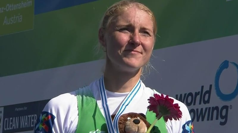 Sanita Puspure stands for Amhrán na bhFiann