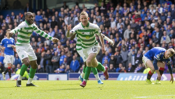 Jonny Hayes celebrates his goal