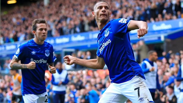 Richarlison celebrates the winning goal