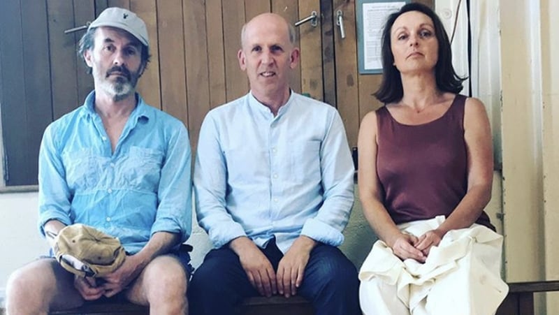 How It Is (Part 2): Actor Stephen Dillane with Gare St Lazare founders Conor Hegarty and Judy Hegarty Lovett
