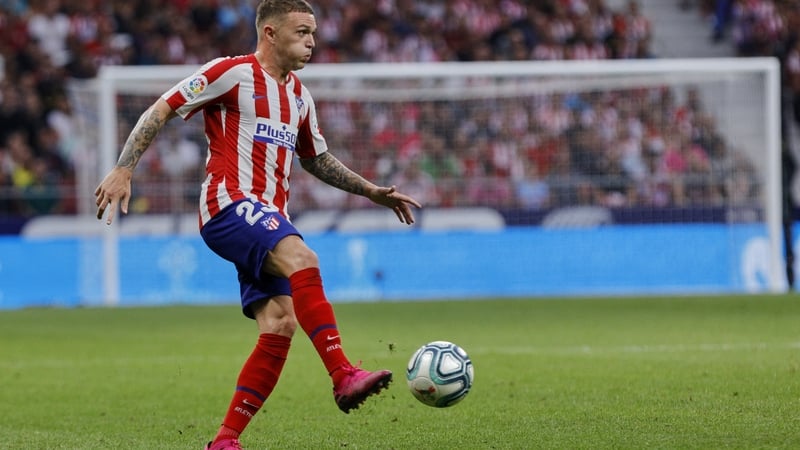 Kieran Trippier looks set to miss Atletico's first leg clash against Liverpool