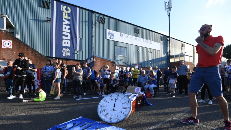Supporters want Bury to start next season in League Two