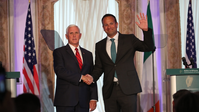 Mike Pence said the Trump administration would press for the Good Friday Agreement to be respected