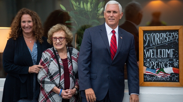 Mr Pence spent two nights at the property last week during his visit to Ireland