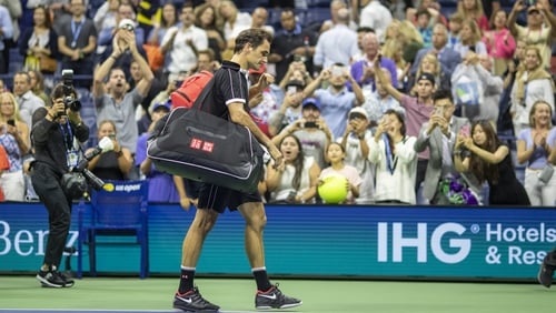 Bulgarian Dimitrov secured a first ever win over the Swiss at the US Open
