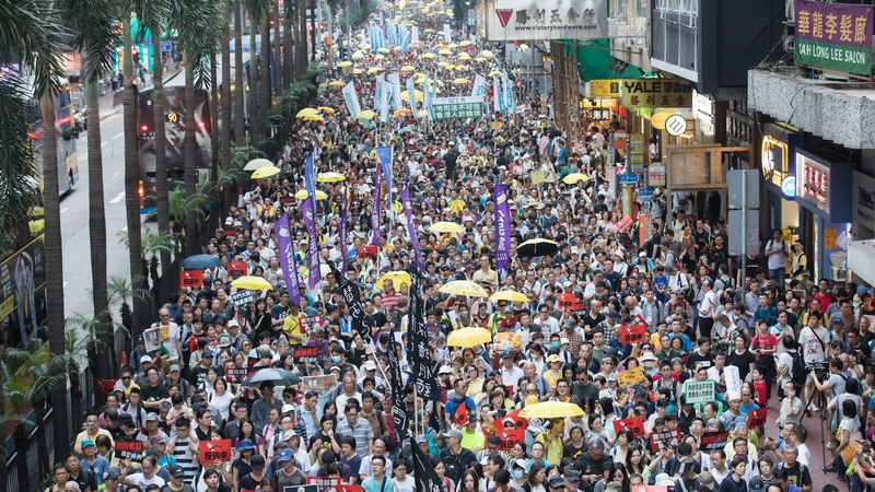 The Asian financial hub has seen months of unrest and protests