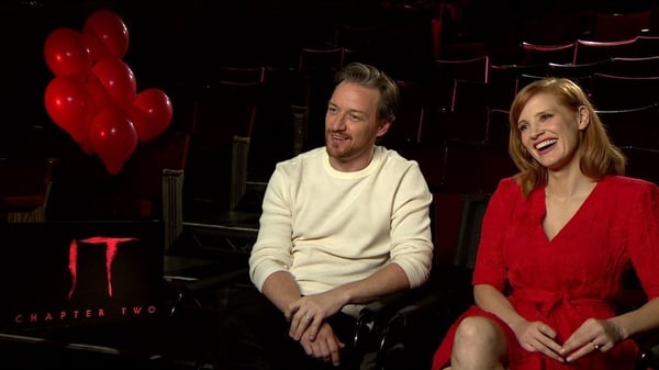 James McAvoy & Jessica Chastain on IT Chapter 2