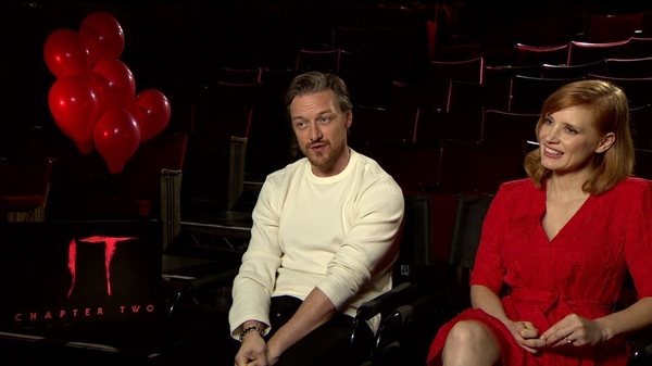 James McAvoy and Jessica Chastain
