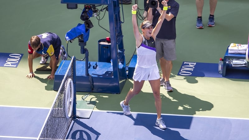 The 22-yar-old Swiss knocked out defending champion and top seed Naomi Osaka in the fourth round