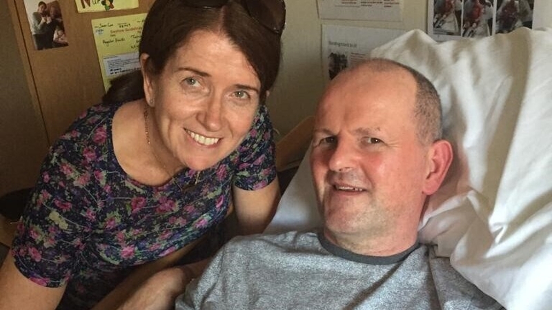 Seán Cox pictured with his wife Martina