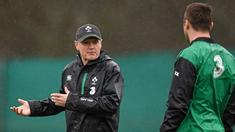 Schmidt (l) and Tommy Bowe