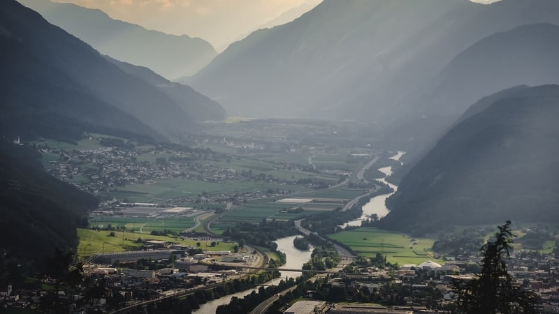 It is customary for people in the Tyrol region to hang pictures of dead family members in the entrance halls of their homes