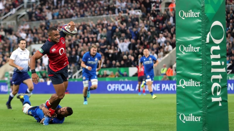 Joe Marchant was among the England try scorers