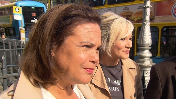 Mary Lou Mcdoald was speaking ahead of her party's Ard Comhairle in Dublin