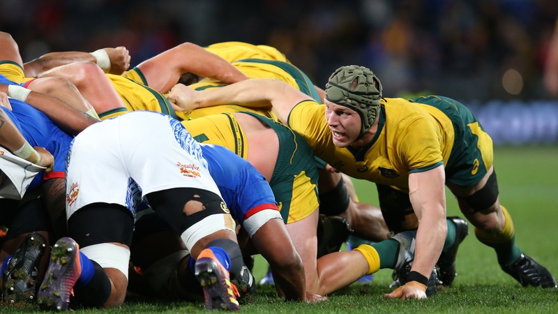 David Pocock played his first match since March